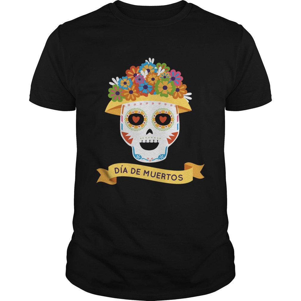 Official Sugar Skull Day Of Dead Dia De Muertos shirt
