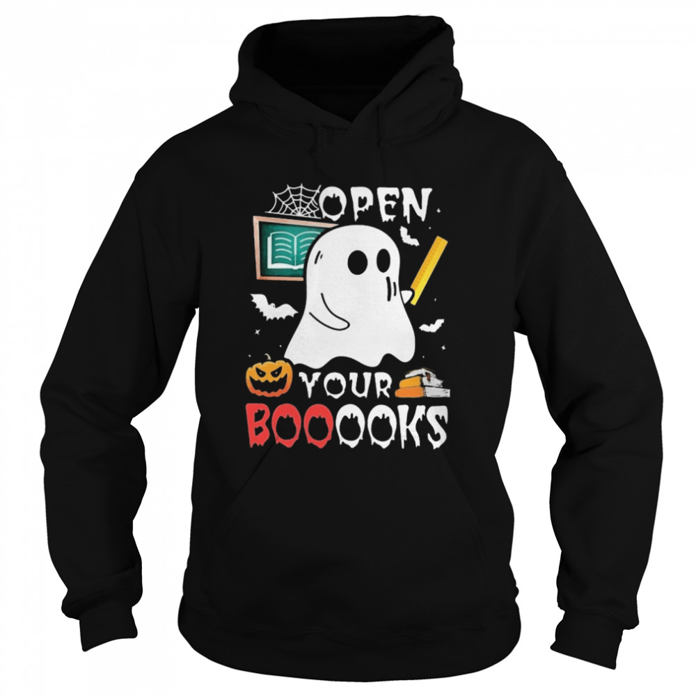 Open Your Booooks Halloween Unisex Hoodie