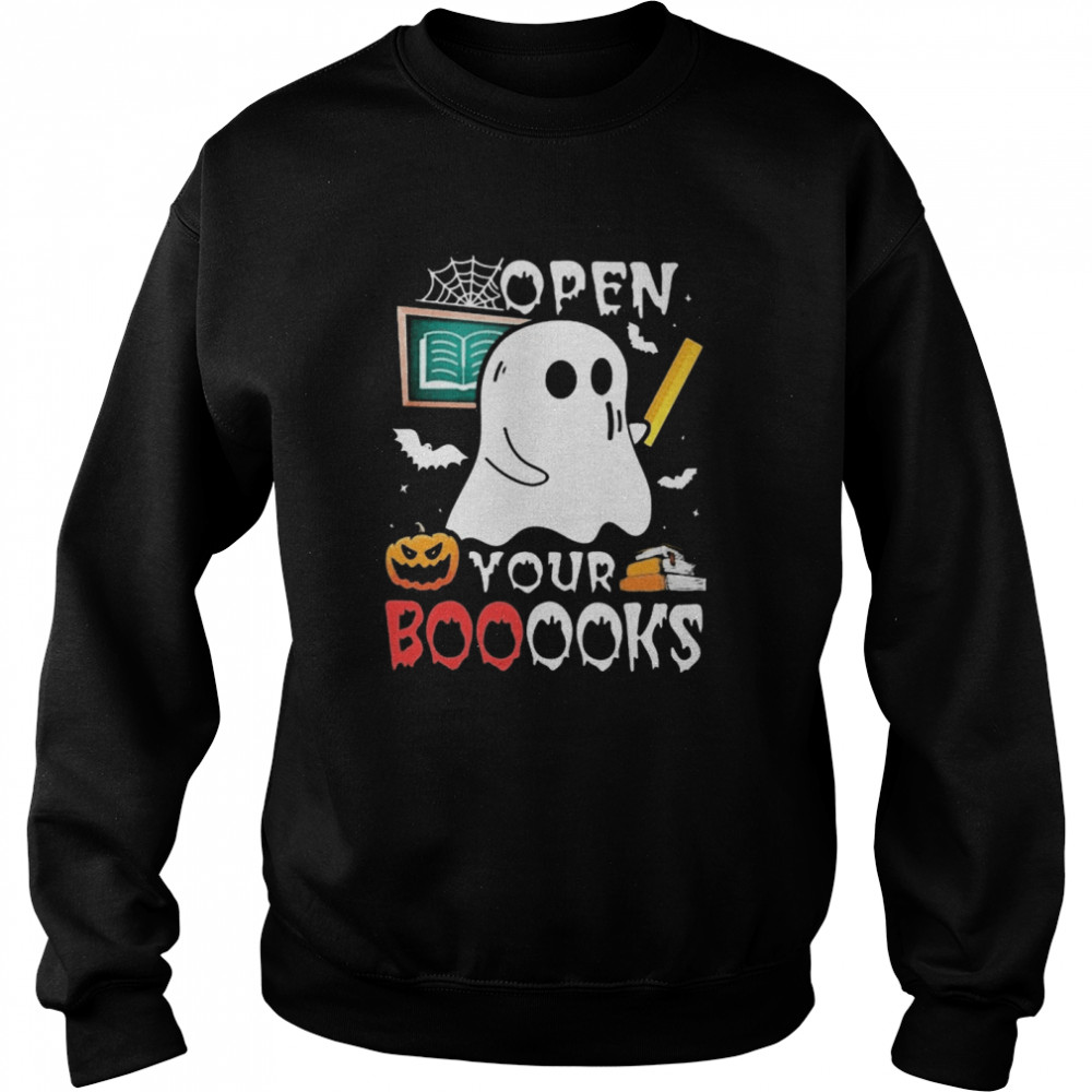 Open Your Booooks Halloween Unisex Sweatshirt