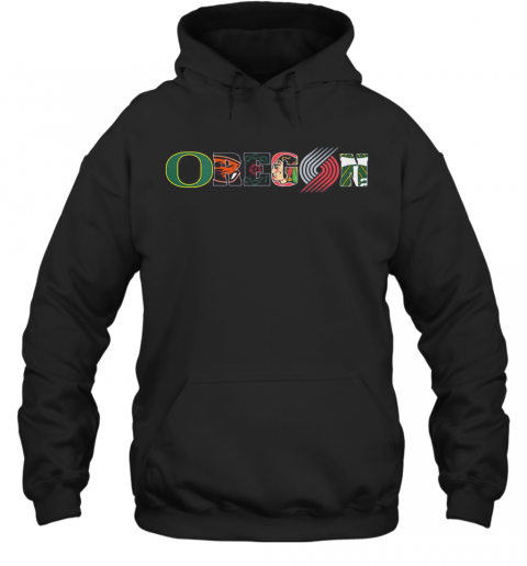 Oregon Portland Trail Blazers Logo T-Shirt Unisex Hoodie