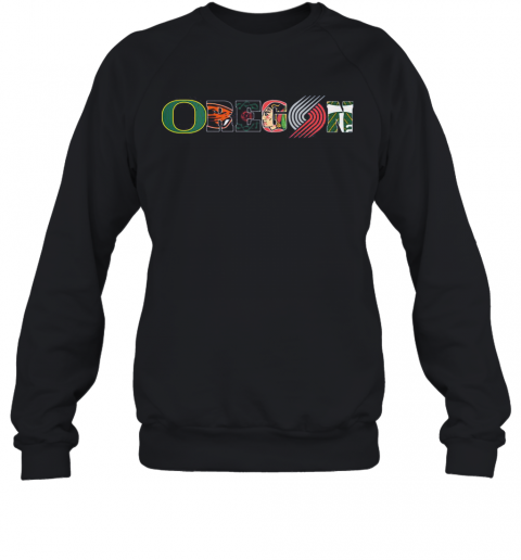 Oregon Portland Trail Blazers Logo T-Shirt Unisex Sweatshirt