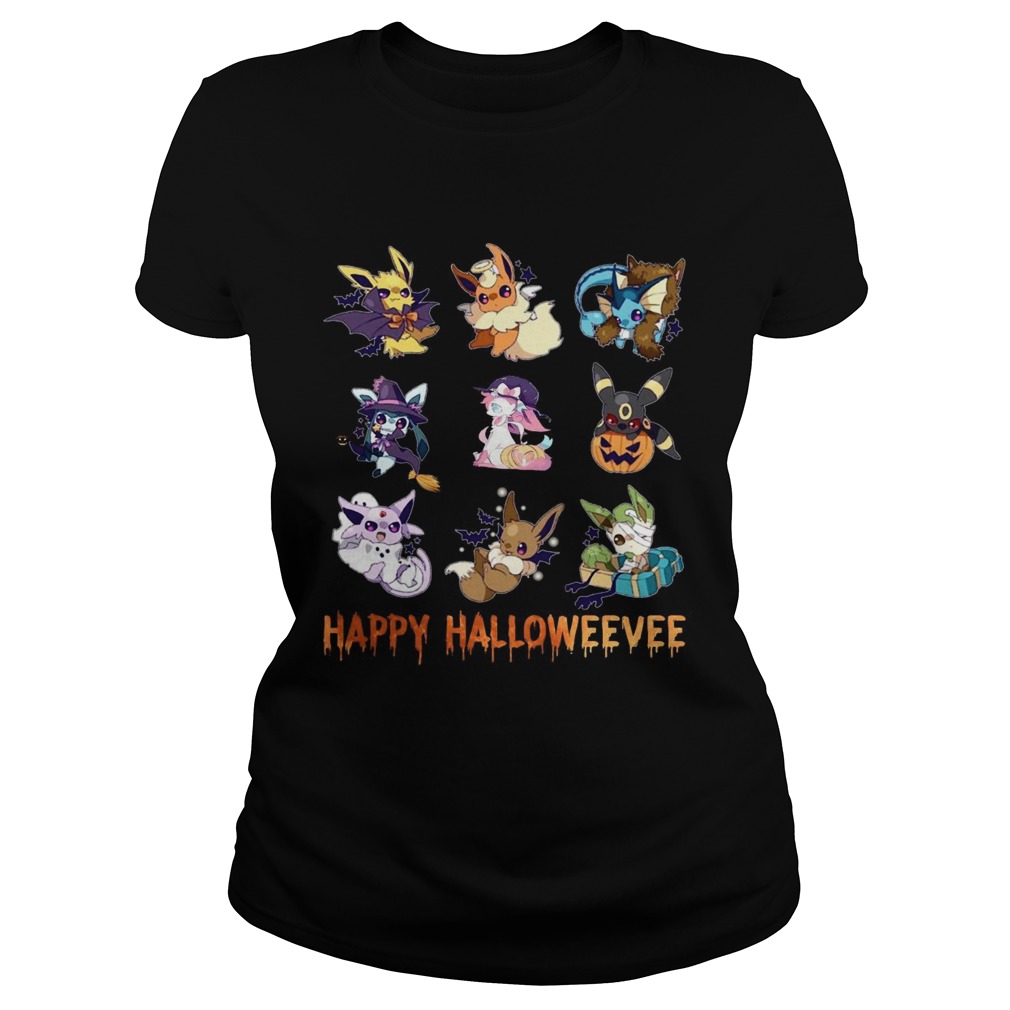 Pokemon Happy Halloweevee Classic Ladies