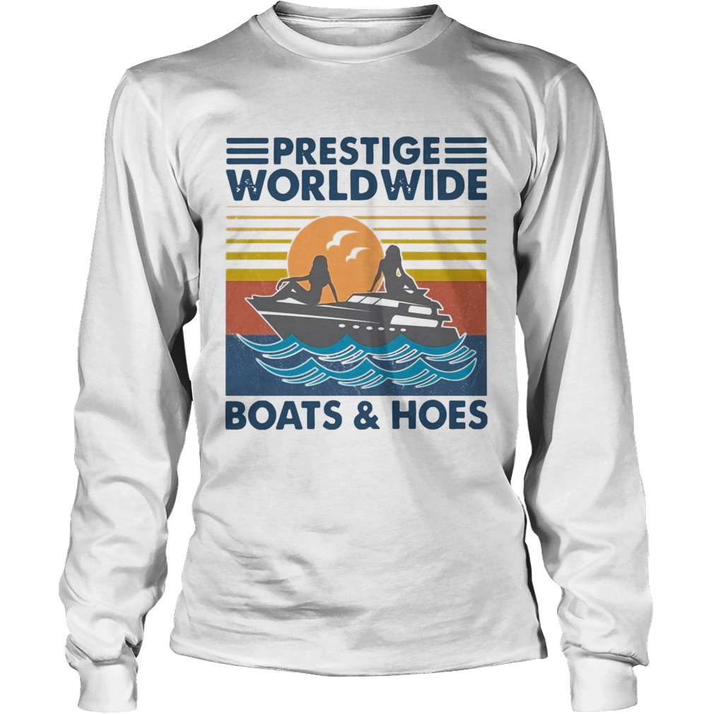 Prestige Worldwide Boats And Hoes Vintage Long Sleeve
