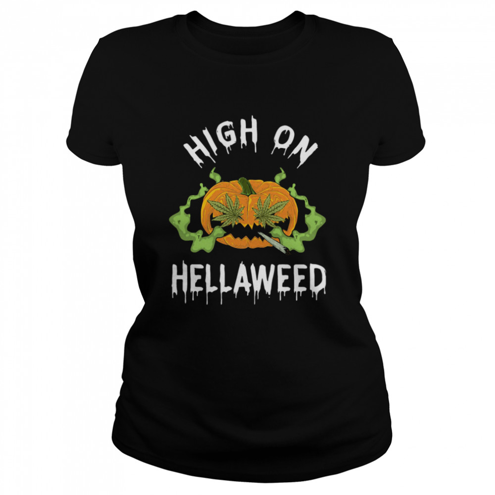 Pumpkin Weed High Onweed Classic Women's T-shirt