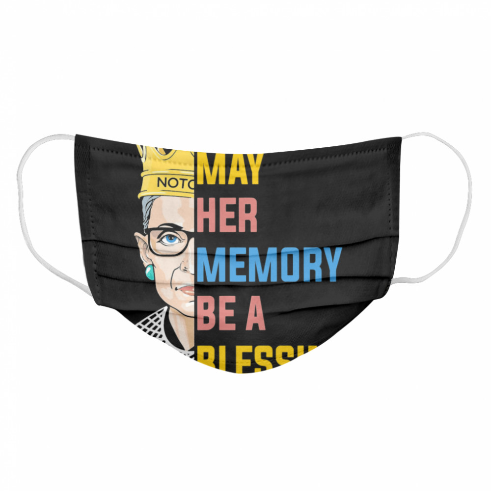 RBG May Her Memory Be A Blessing Cloth Face Mask