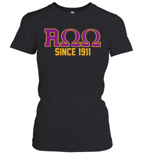 Roo Since 1911 Que Omega Psi Phi T-Shirt Classic Women's T-shirt