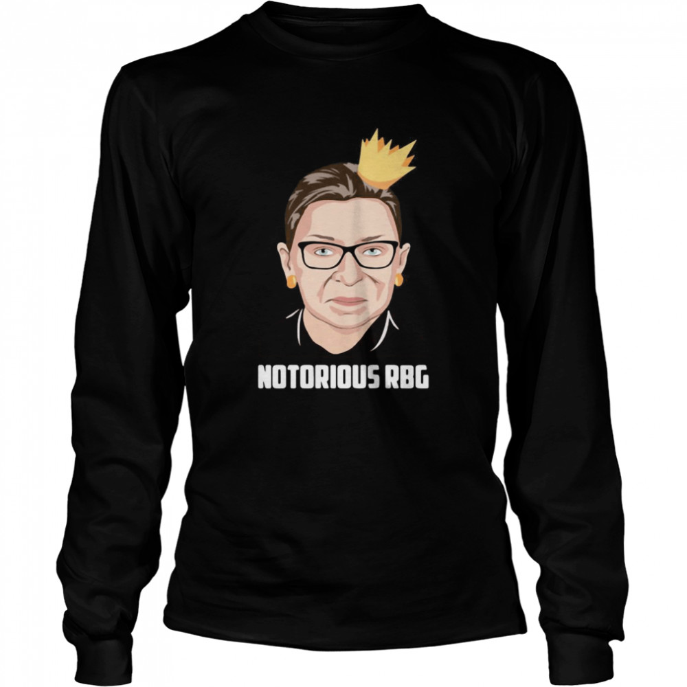 Ruth Bader Ginsburg Notorious RBG Rip Long Sleeved T-shirt