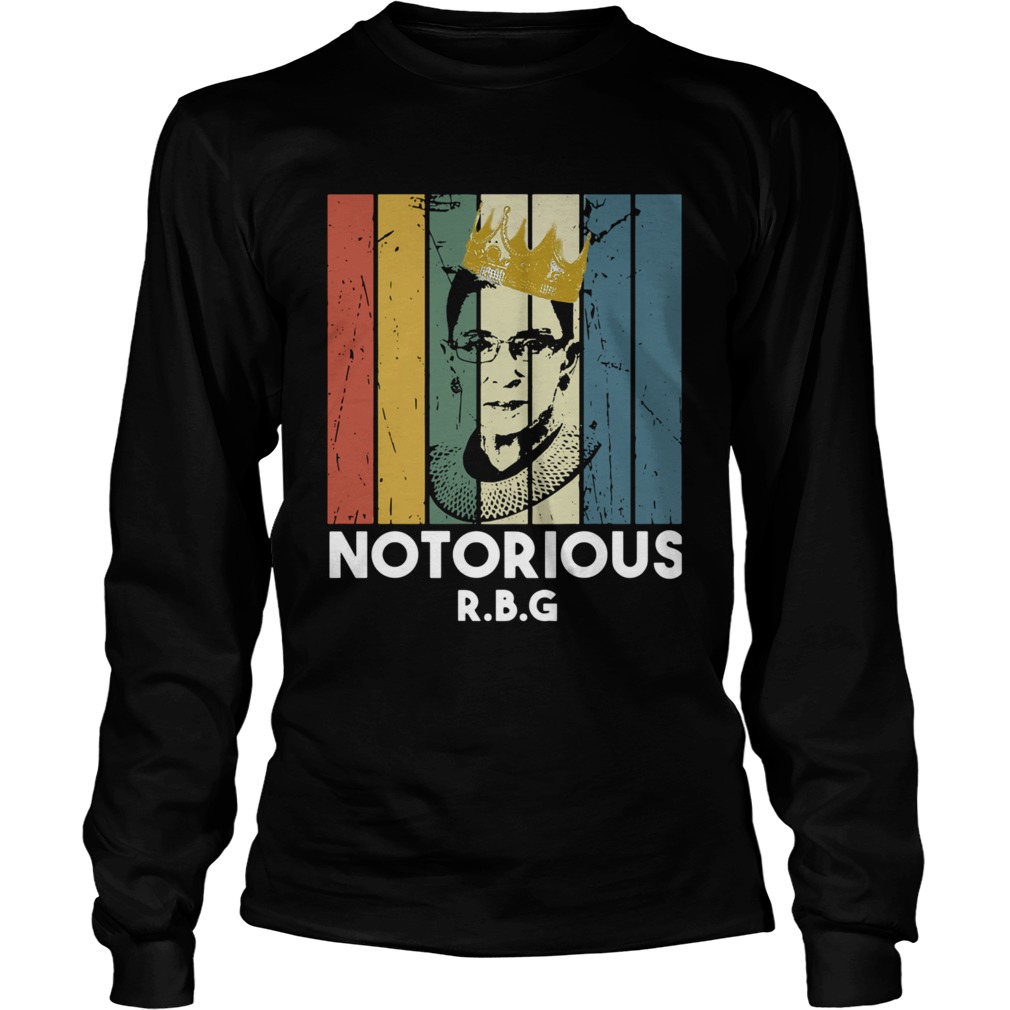 Ruth Bader Ginsburg Notorious RBG Vintage Long Sleeve