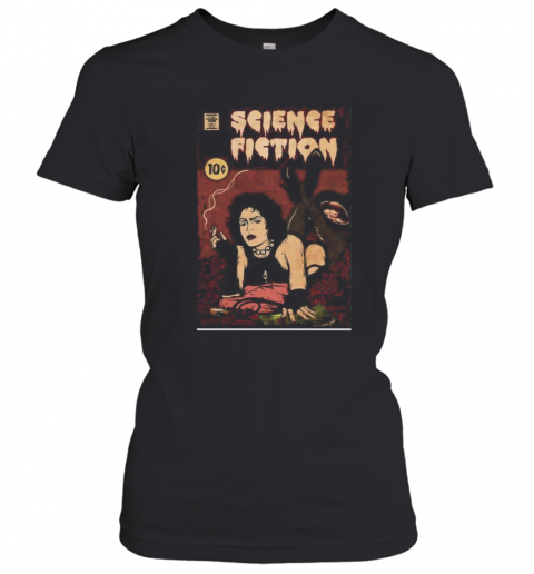 Science Fiction Smoking Poster T-Shirt Classic Women's T-shirt