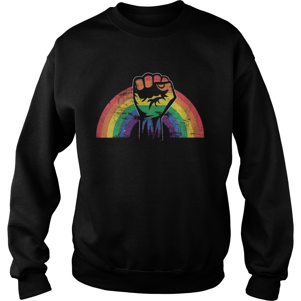 Science Is Real Black Lives Matter LGBT Pride Sweatshirt