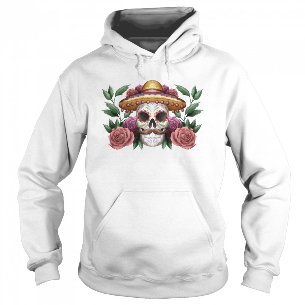 Skull Dia De Los Muertos Mexican Holiday Unisex Hoodie