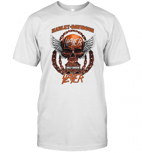 Skull Harley Davidson Motorcycles Zlayer T-Shirt