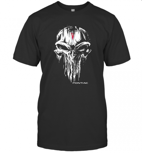 Skull Pontiac Logo Halloween T-Shirt