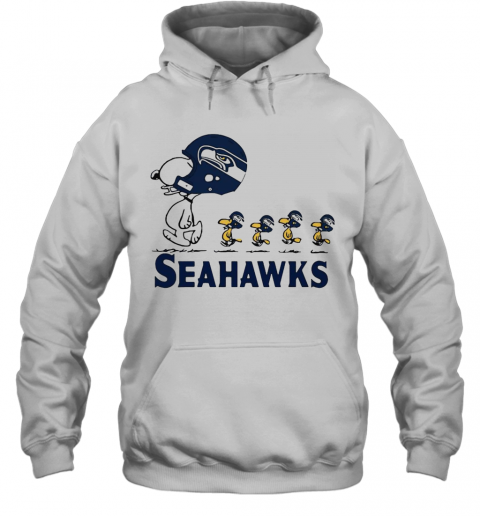 Snoopy Seattle Seahawks Woodstock T-Shirt Unisex Hoodie