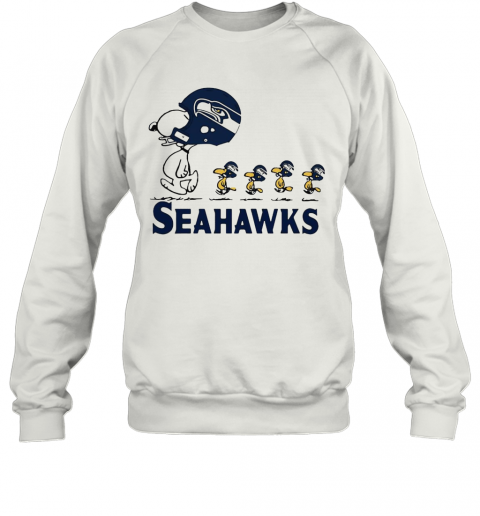 Snoopy Seattle Seahawks Woodstock T-Shirt Unisex Sweatshirt