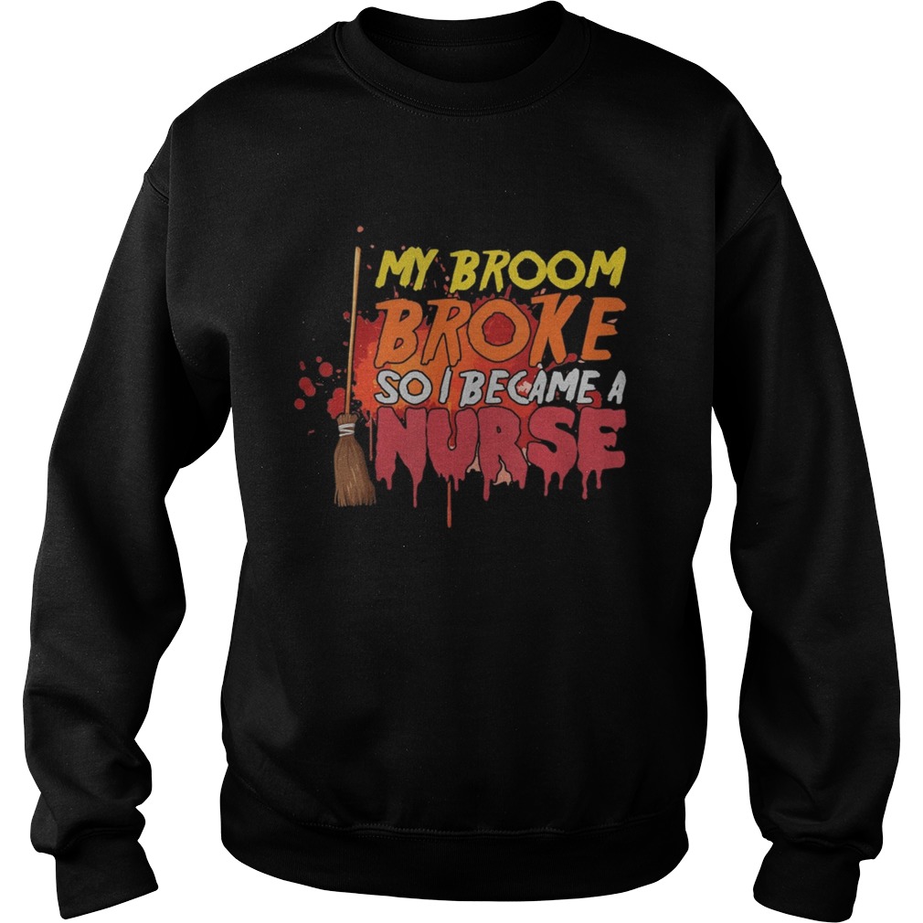 Spooky Witch Funny Nurse Gift Idea Halloween Sweatshirt