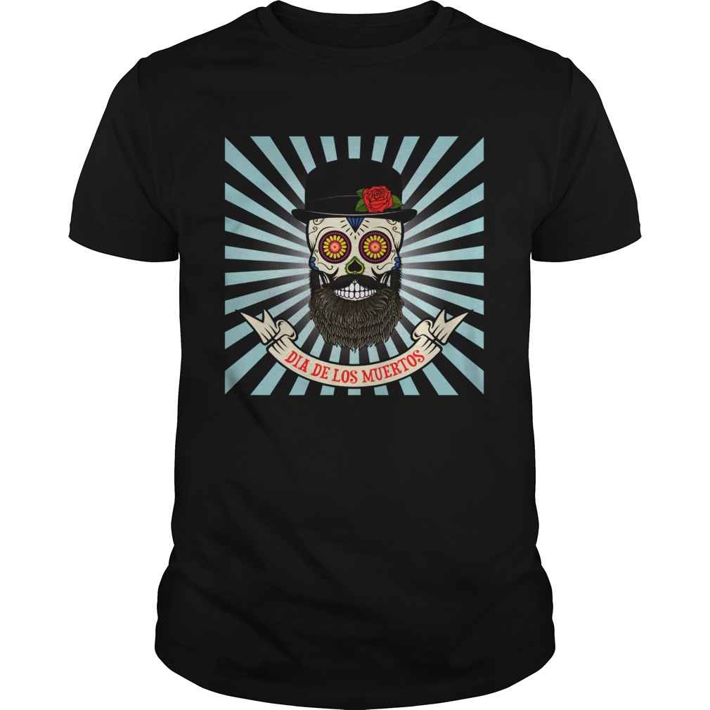 Sugar Skull Man Dia De Los Muertos shirt