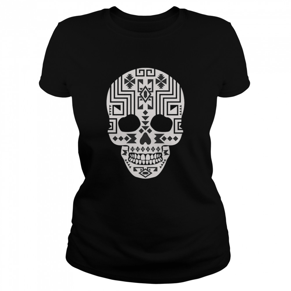 Sugar skulls Pullover Simple Classic Women's T-shirt