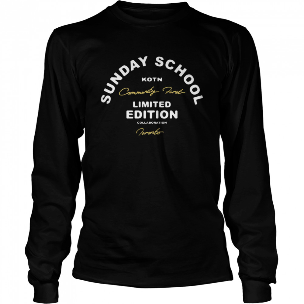 Sunday School Kotn Limited Edition Long Sleeved T-shirt
