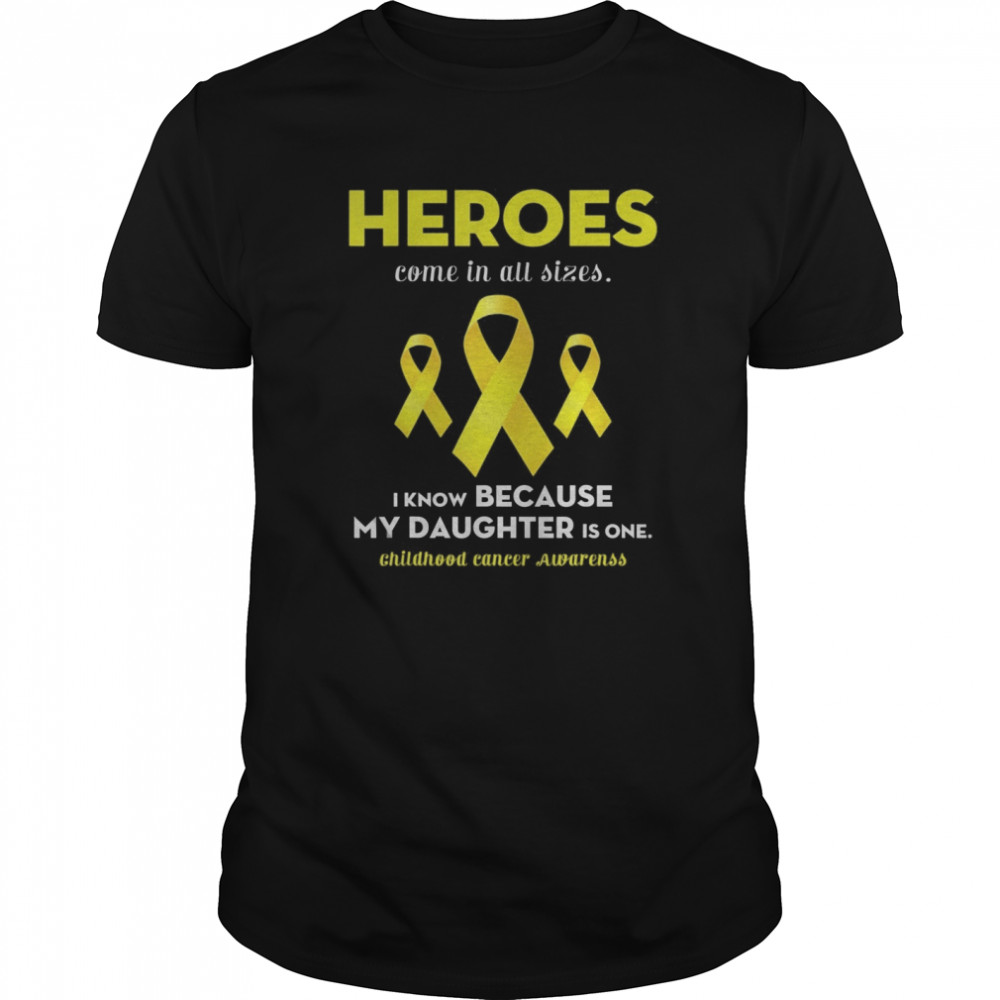 Support Childhood Cancer Awareness For My Daughter shirt