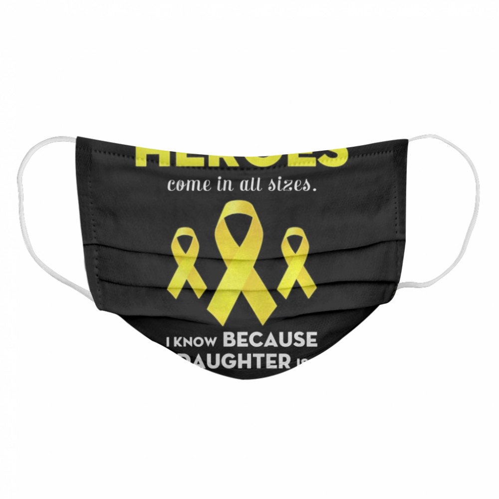 Support Childhood Cancer Awareness For My Daughter Cloth Face Mask