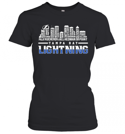 Tampa Bay Lightning Hockey Logo Buildings T-Shirt Classic Women's T-shirt