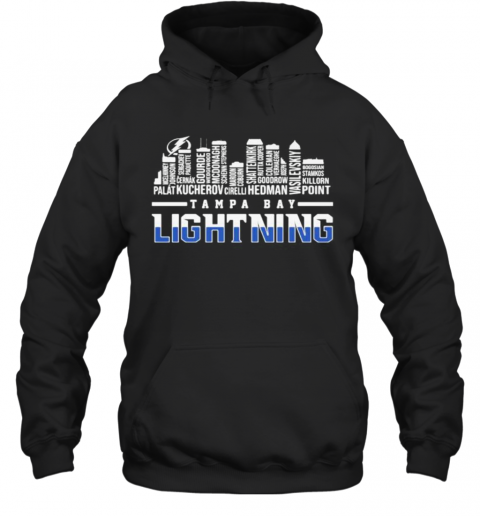 Tampa Bay Lightning Hockey Logo Buildings T-Shirt Unisex Hoodie