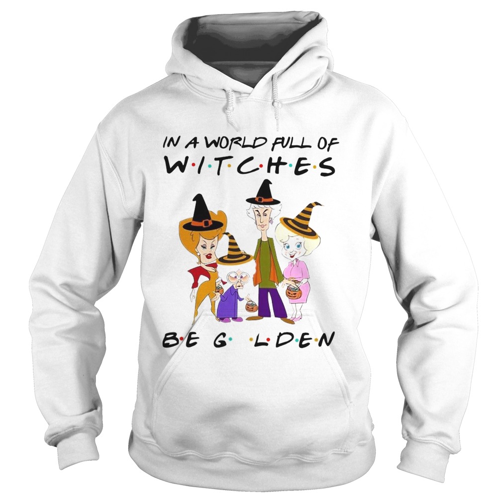 The Golden Girls In A World Full Of Witches Be Golden Hoodie