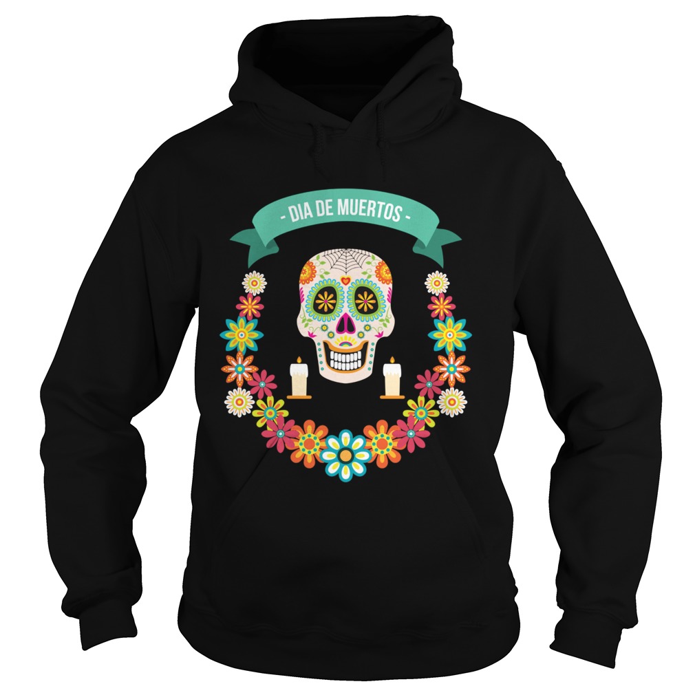 The Mexican Dia De Muertos Sugar Skull Hoodie