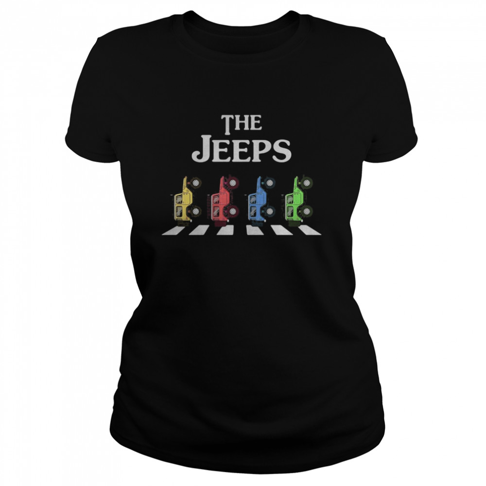 The car color crossing the line Classic Women's T-shirt