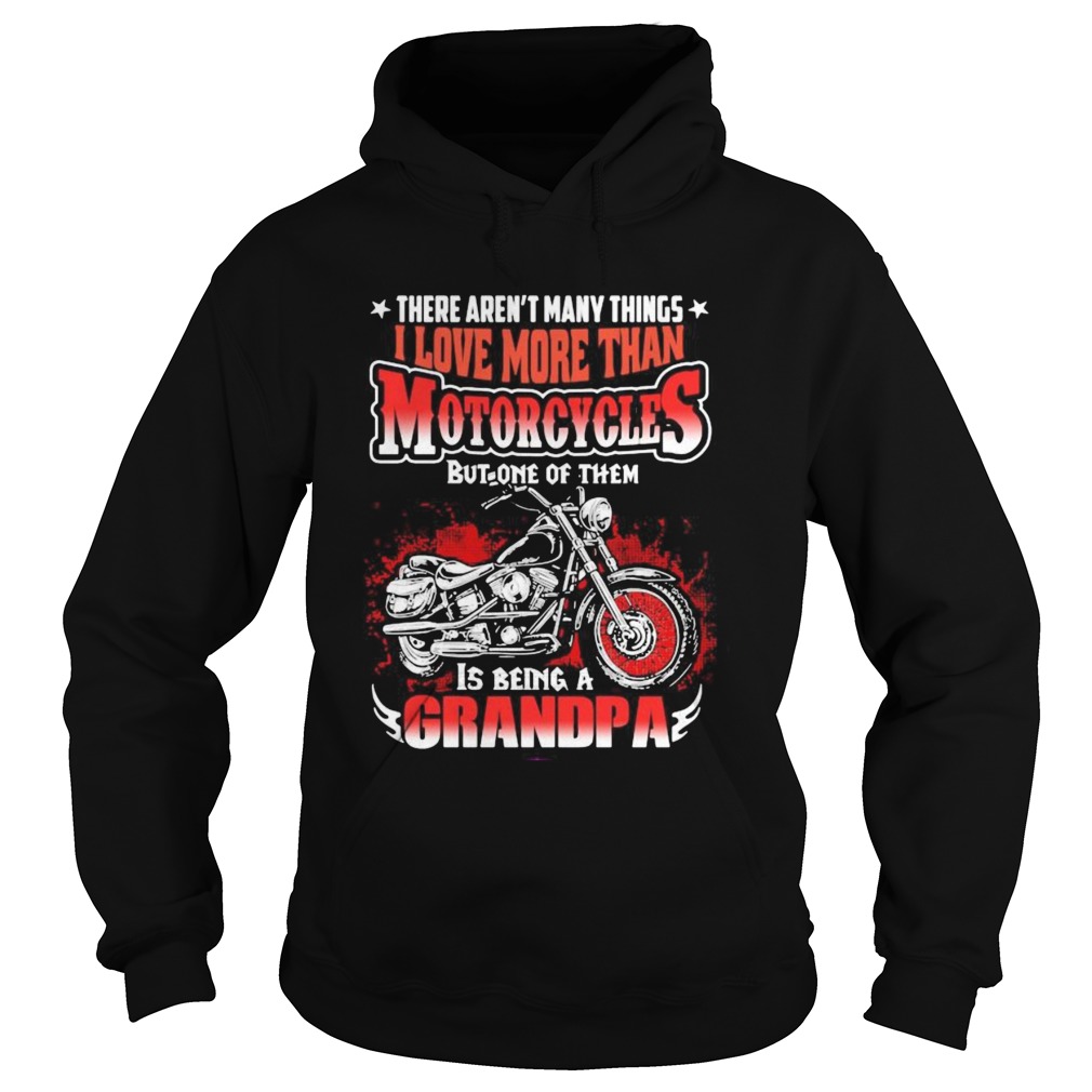 There arent many things i love more than motorcycles but one of them is being a grandpa motorcycle Hoodie