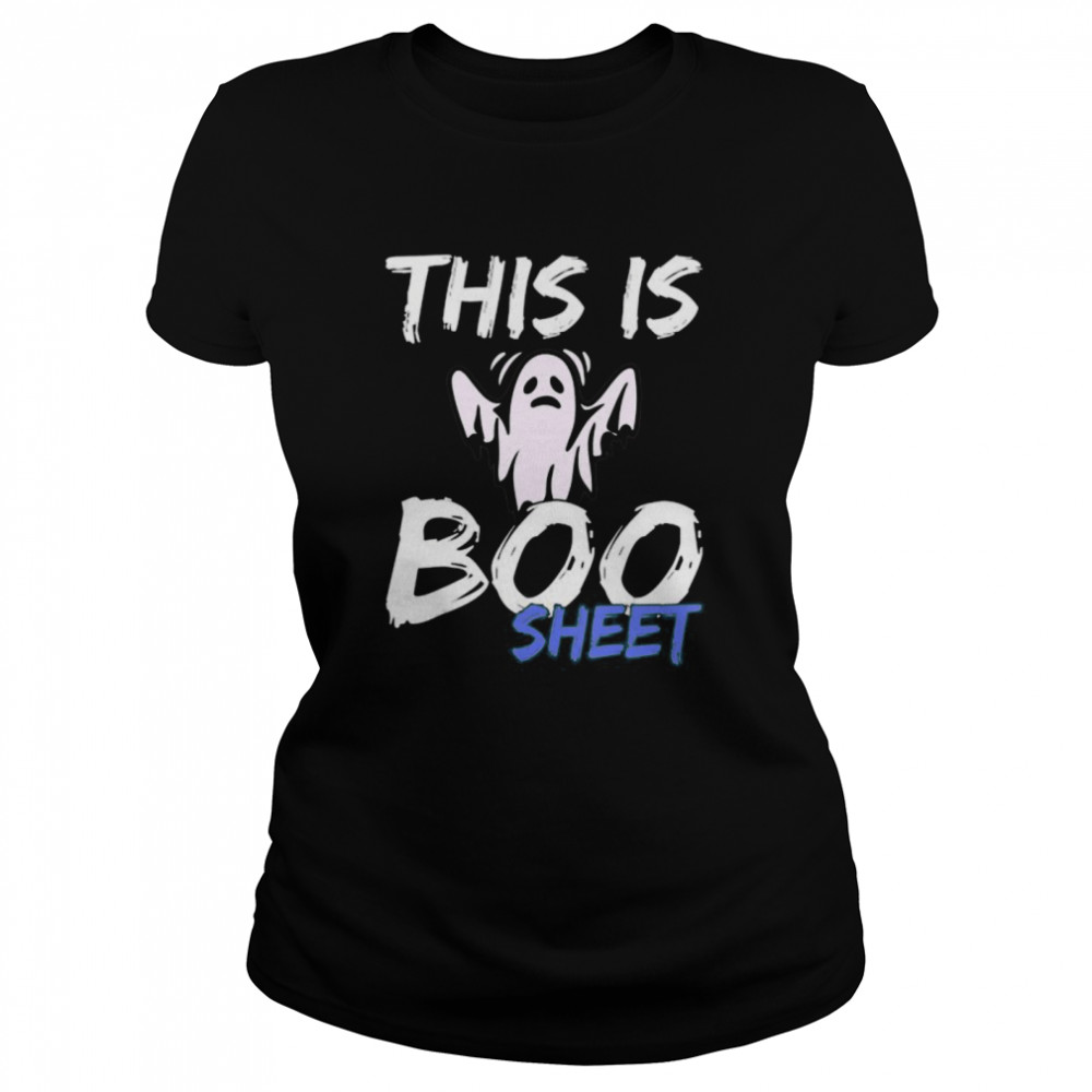 This Is Boo Sheet Ghost Halloween Classic Women's T-shirt