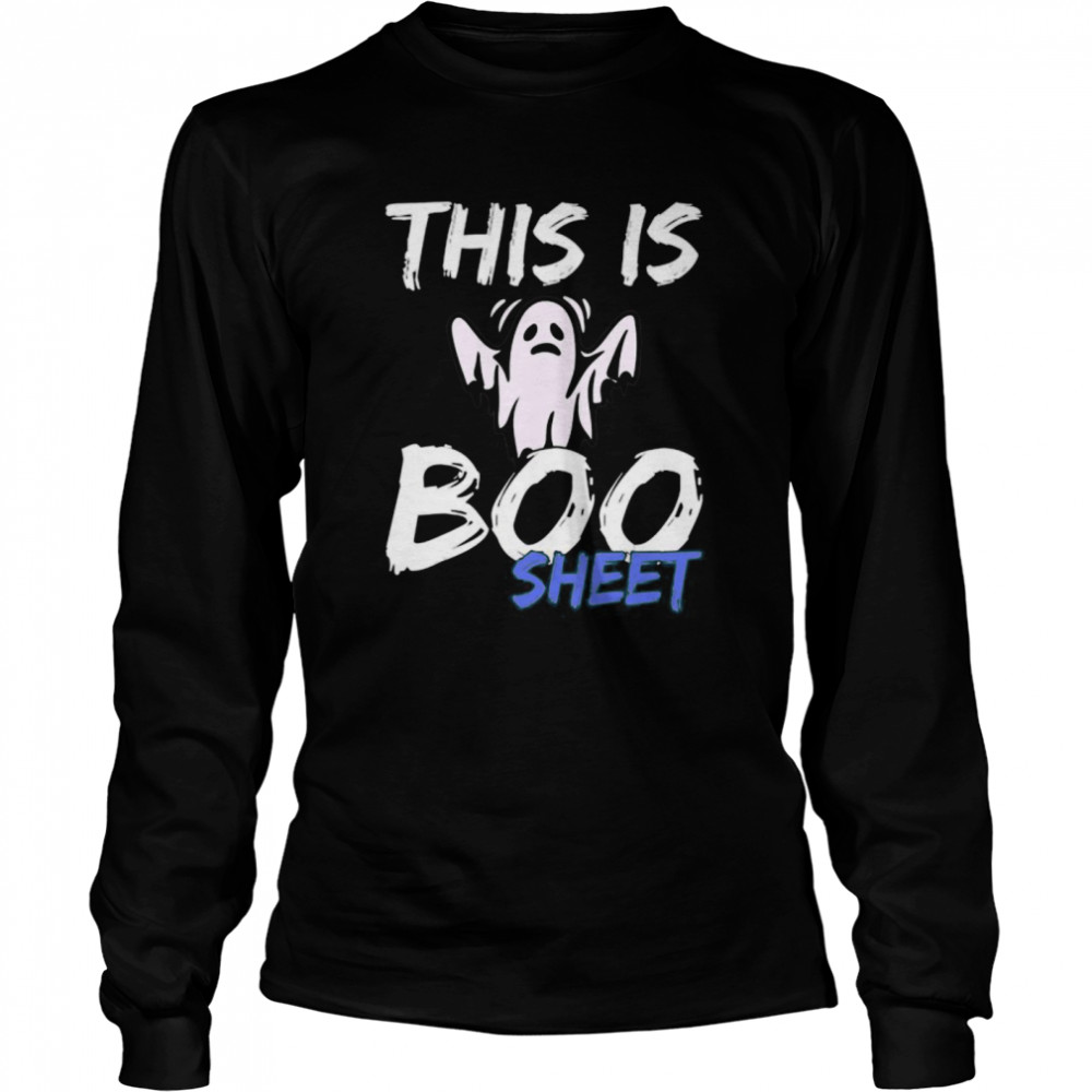 This Is Boo Sheet Ghost Halloween Long Sleeved T-shirt