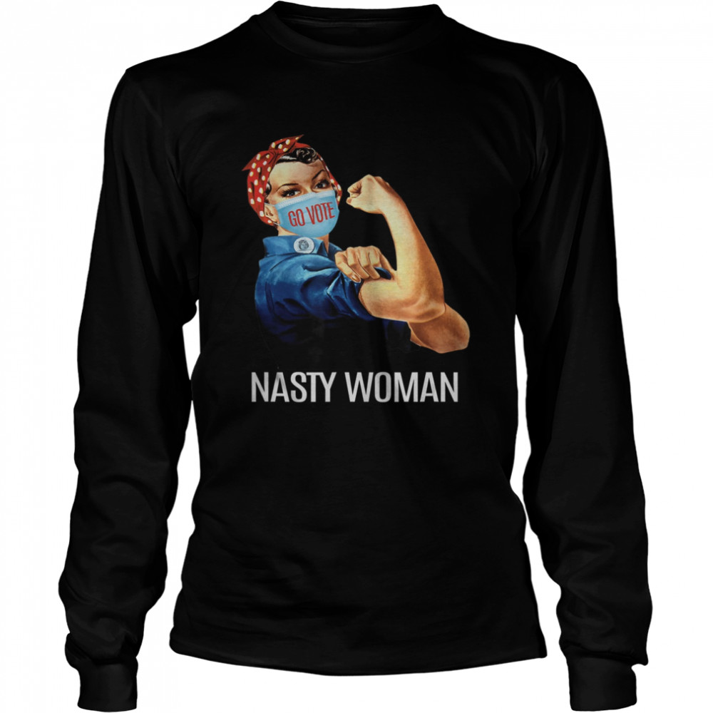 This Nasty Woman Votes Feminist Election Voting Long Sleeved T-shirt