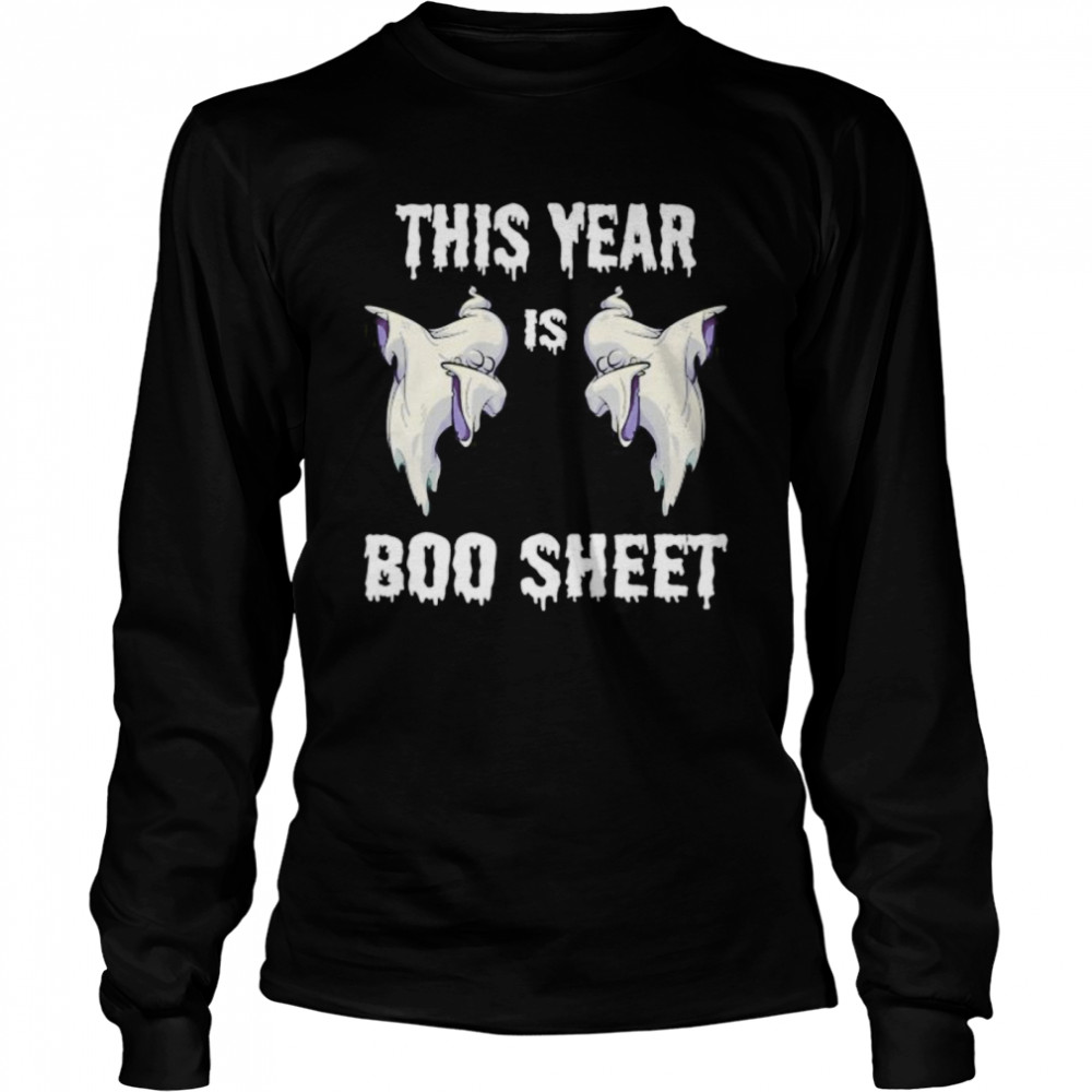 This Year Is Boo Sheet Funny Ghost Boo Halloween 2020 Sucks Long Sleeved T-shirt