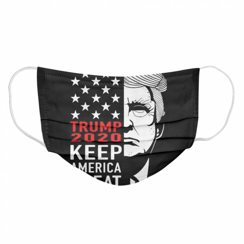 Trump 2020 keep america great american flag Cloth Face Mask