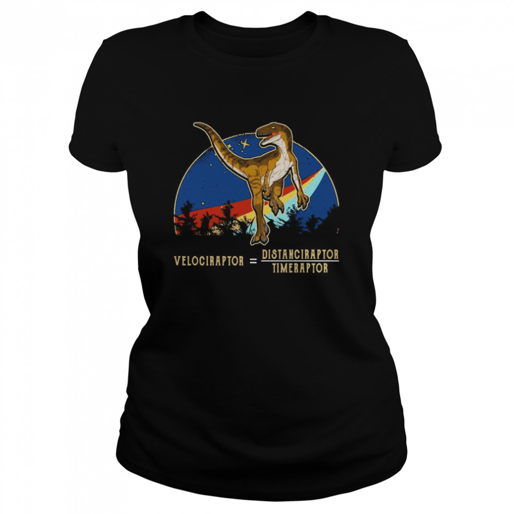 Velociraptor Distanceraptor Timeraptor Vintage Classic Women's T-shirt