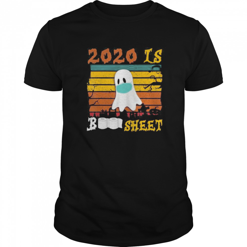 Vintage 2020 is Boo Sheet Halloween Boo in Mask shirt