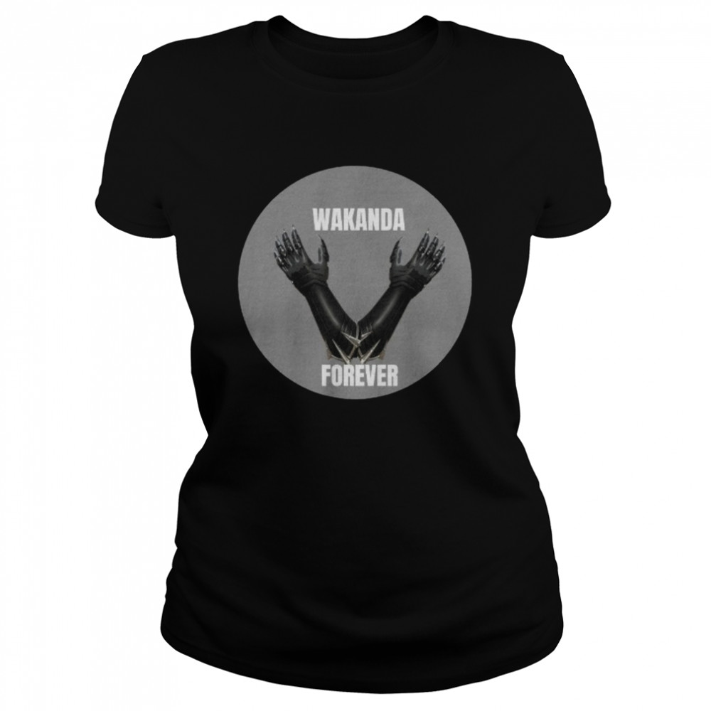 Wakanda Forever Black Panther Chadwick Boseman Classic Women's T-shirt