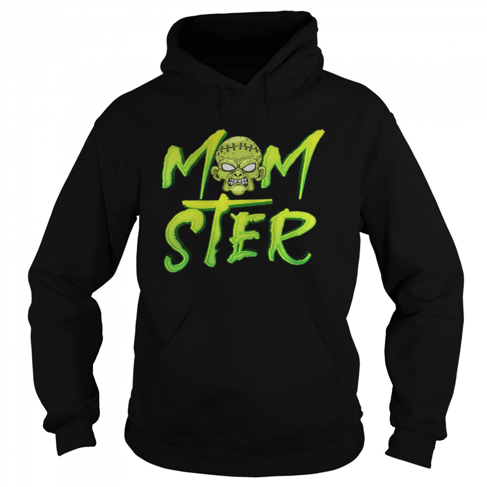 What Happens to Mom on Halloween – Pumpkin Witch Momster Unisex Hoodie