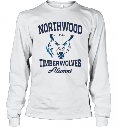 Wolf Northwood Timberwolves Alumni T-Shirt Long Sleeved T-shirt 