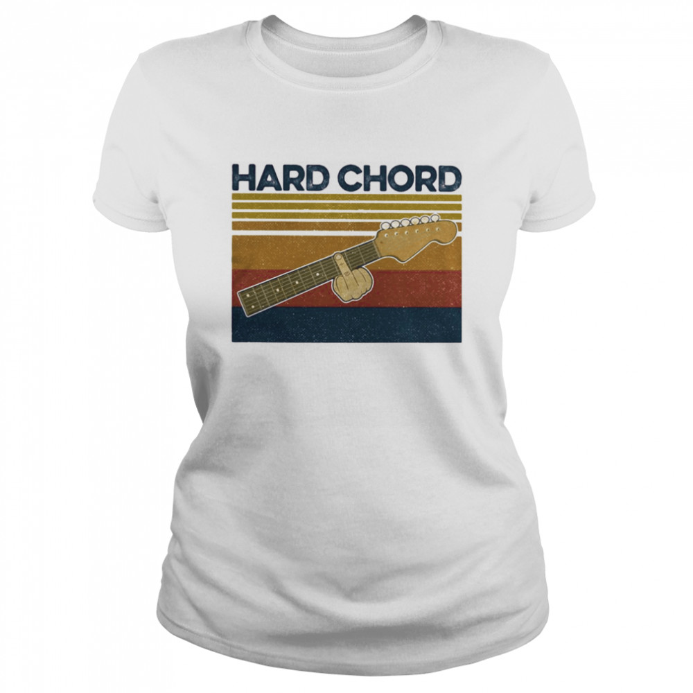 hard chord vintage guitar Classic Women's T-shirt