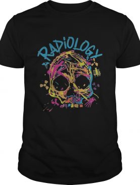 skull radiology color shirt