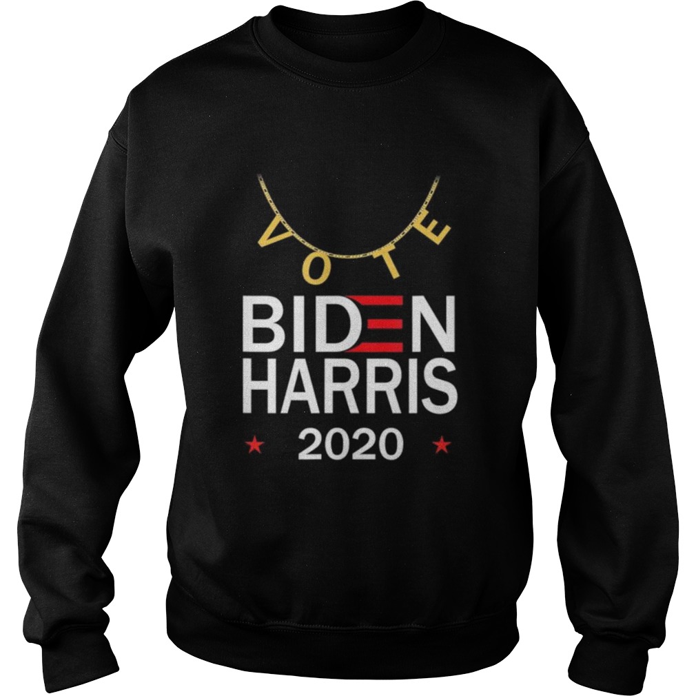 vote lady Necklace election for joe Biden Harris kamala 2020 Sweatshirt
