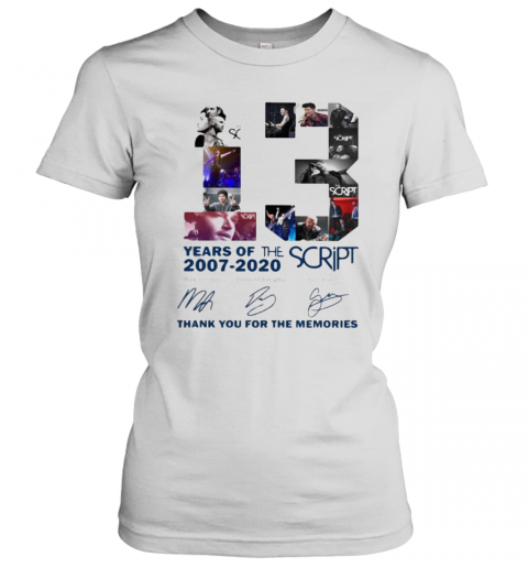 13 Years Of The Script 2007 2020 Thank For The Memories Signatures T-Shirt Classic Women's T-shirt