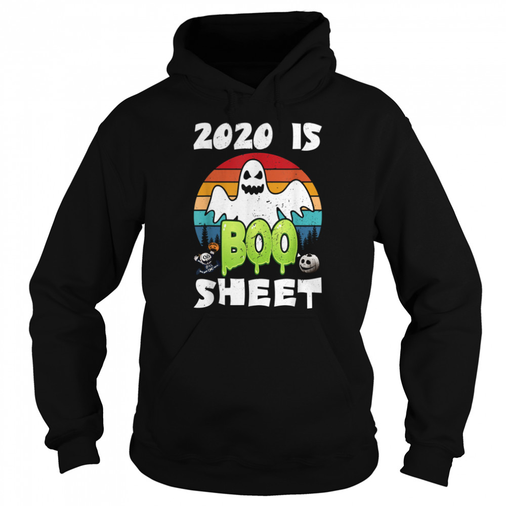 2020 Is Boo Sheet Mask Ghost Halloween Unisex Hoodie