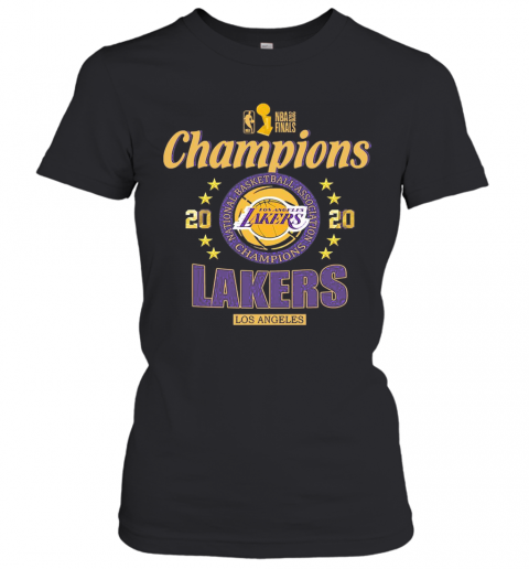 2020 Los Angeles Lakers National Basketball Association Champions T-Shirt Classic Women's T-shirt