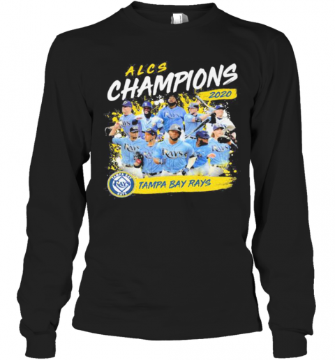 Alcs Champions 2020 Tampa Bay Rays T-Shirt Long Sleeved T-shirt 