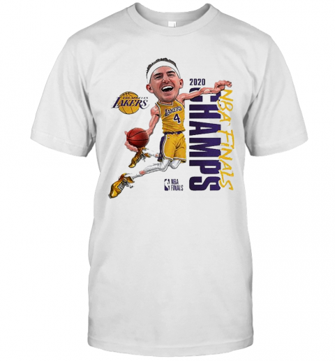 Alex Caruso Los Angeles Lakers Fanatics Branded 2020 NBA Finals Champions T-Shirt