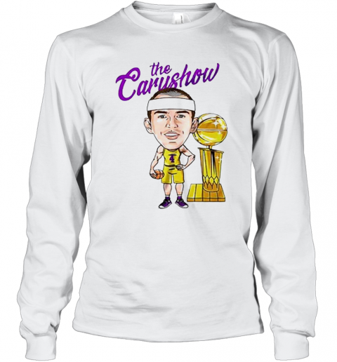 Alex Caruso The Carushow Championship Trophy T-Shirt Long Sleeved T-shirt 